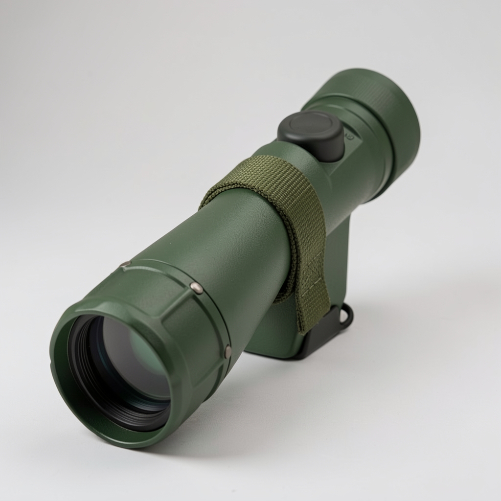 Nikon Monarch 5 ED 10x42 dürbün yeşil kaplamalı metal kasa taşıma kayışı