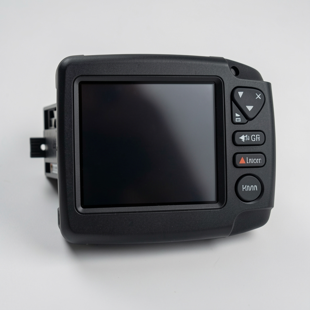 GPS navigasyon cihazı sağlam dış yüzey detayı