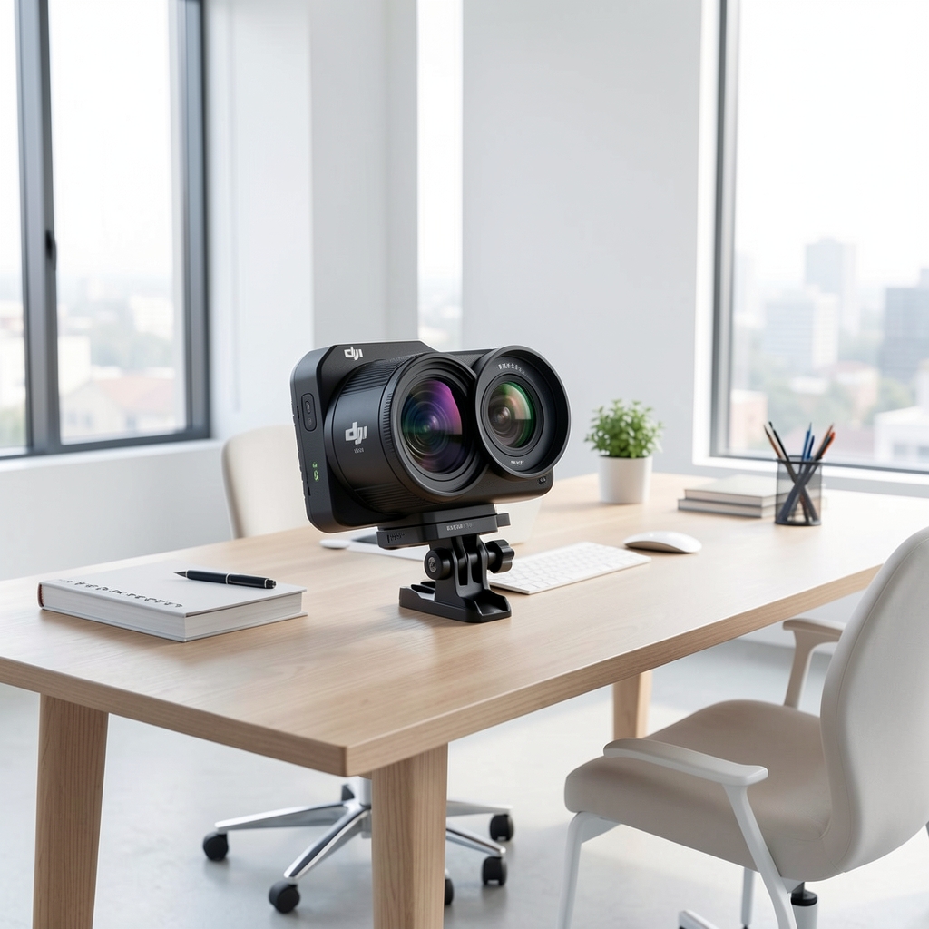 DJI Osmo Action 4 kompakt aksiyon kamerası geniş açı lens ve manyetik montaj