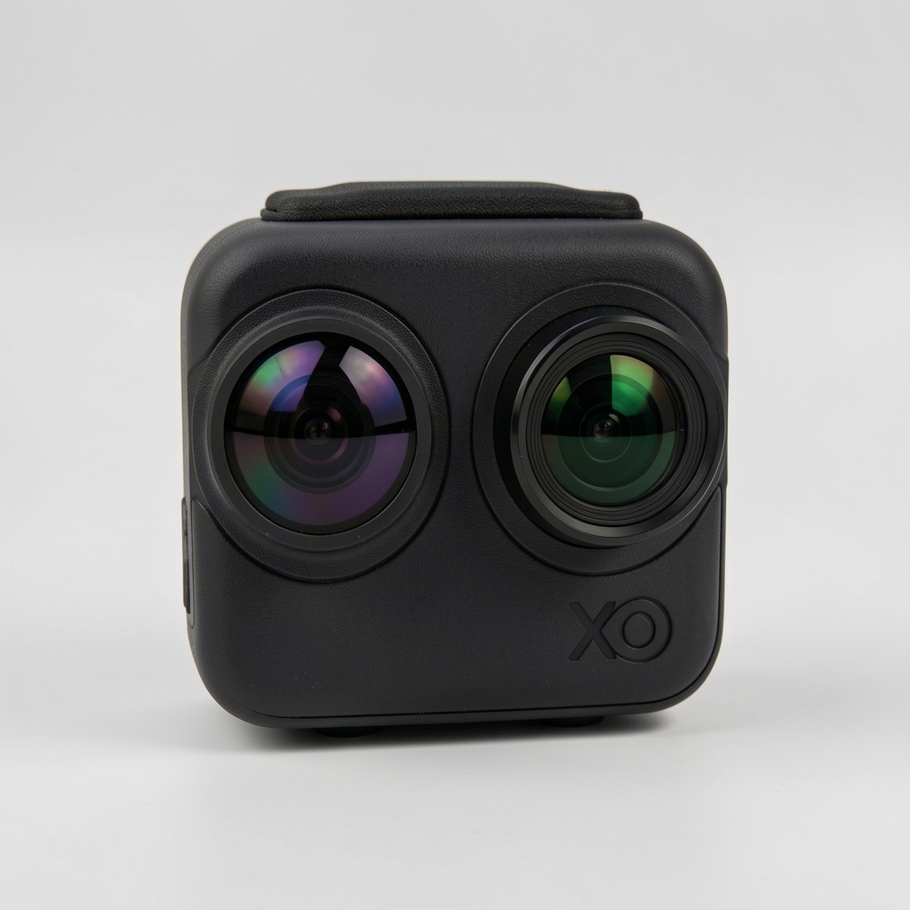 Insta360 X4 360 derece aksiyon kamerası çift lens yapısı ve koruyucu kılıf