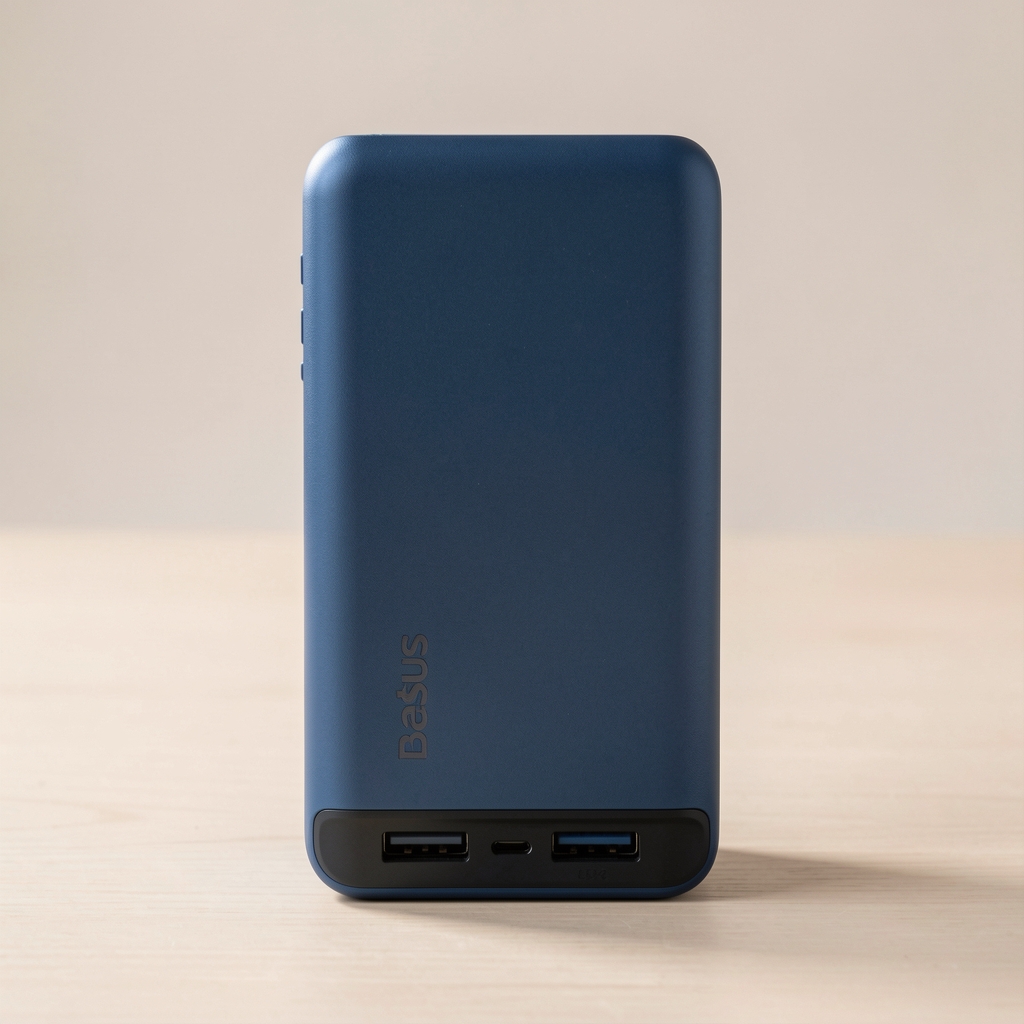 Baseus 20000mAh Blade ince tasarım powerbank USB-C PD 65W şarj çift çıkış