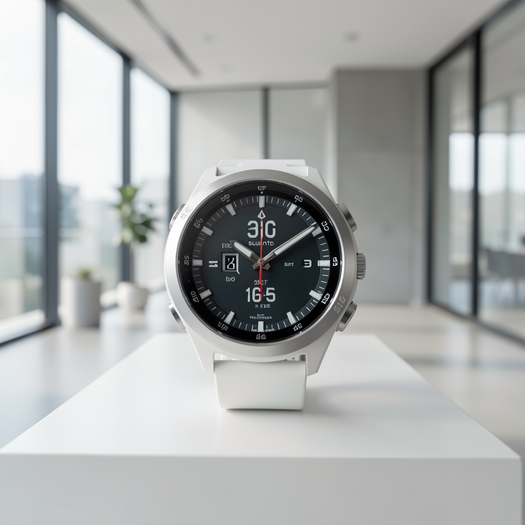 Suunto 9 Peak Pro beyaz titanyum outdoor GPS saat ince profil tasarım